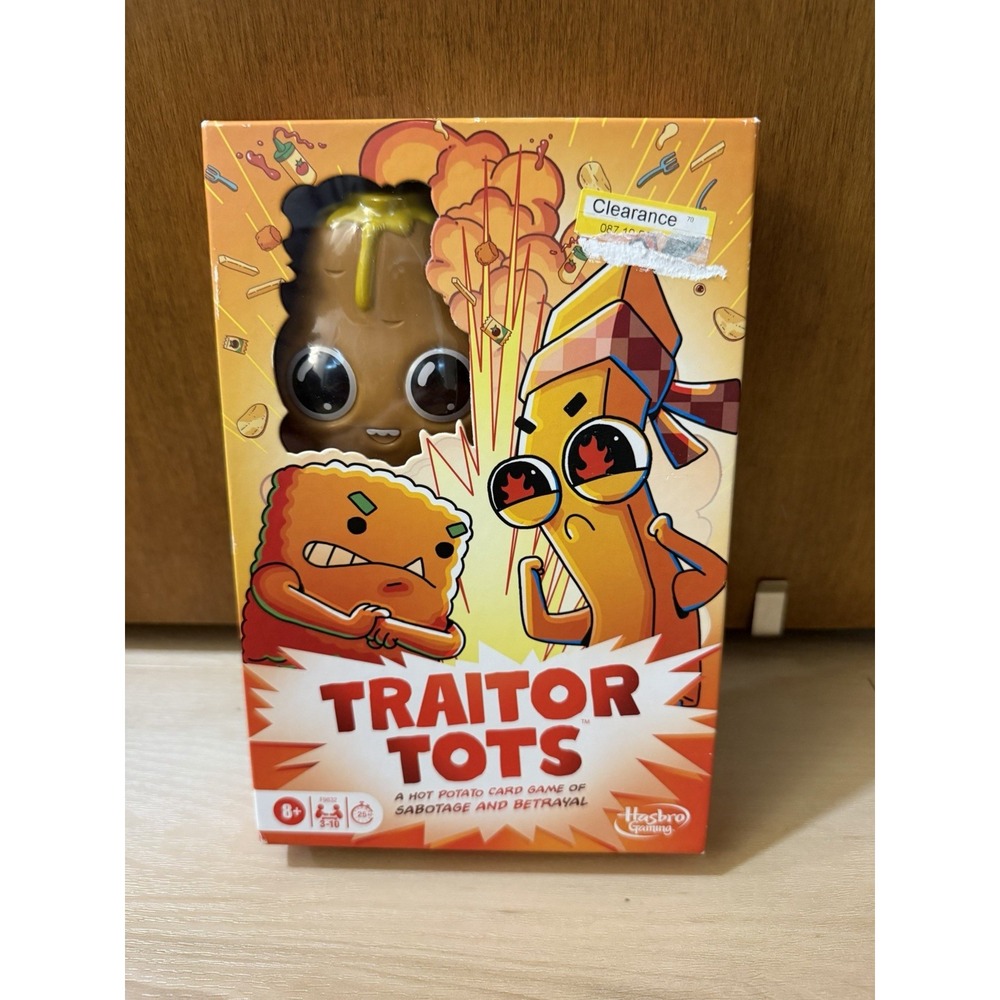 Traitor Tots Card Game By Hasbro Gaming Party Hot Potato Game Ages 8+ For 3-10 P